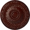 Ekena Millwork Lunel Ceiling Medallion (Fits Canopies up to 3 3/4"), 20 1/4"OD x 1 1/2"P, Brushed Mahogany CM20LUBMF - alternate 1